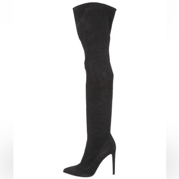 Sergio Rossi Shoes - Sergio Rossi Suede Over-The-Knee Suede Boots